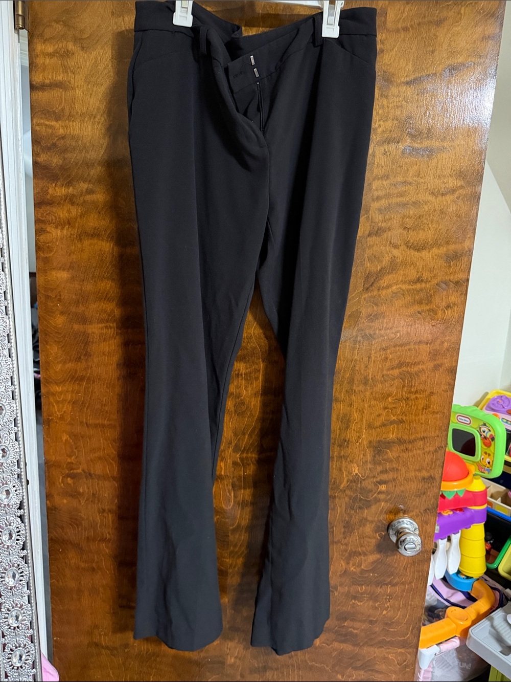 BONGO Black Boot Cut Dress Pants